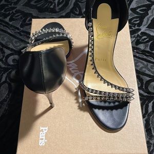 Black spiked Christian Louboutin Heels